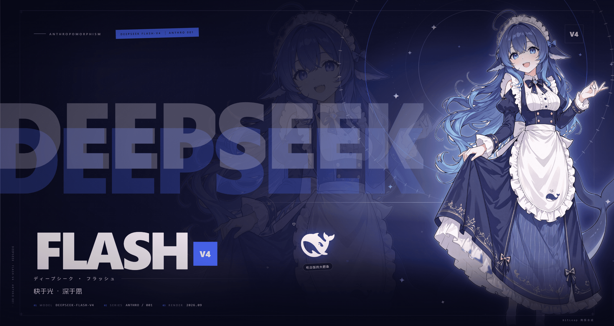 DeepSeek 娘 · 宽幅主图